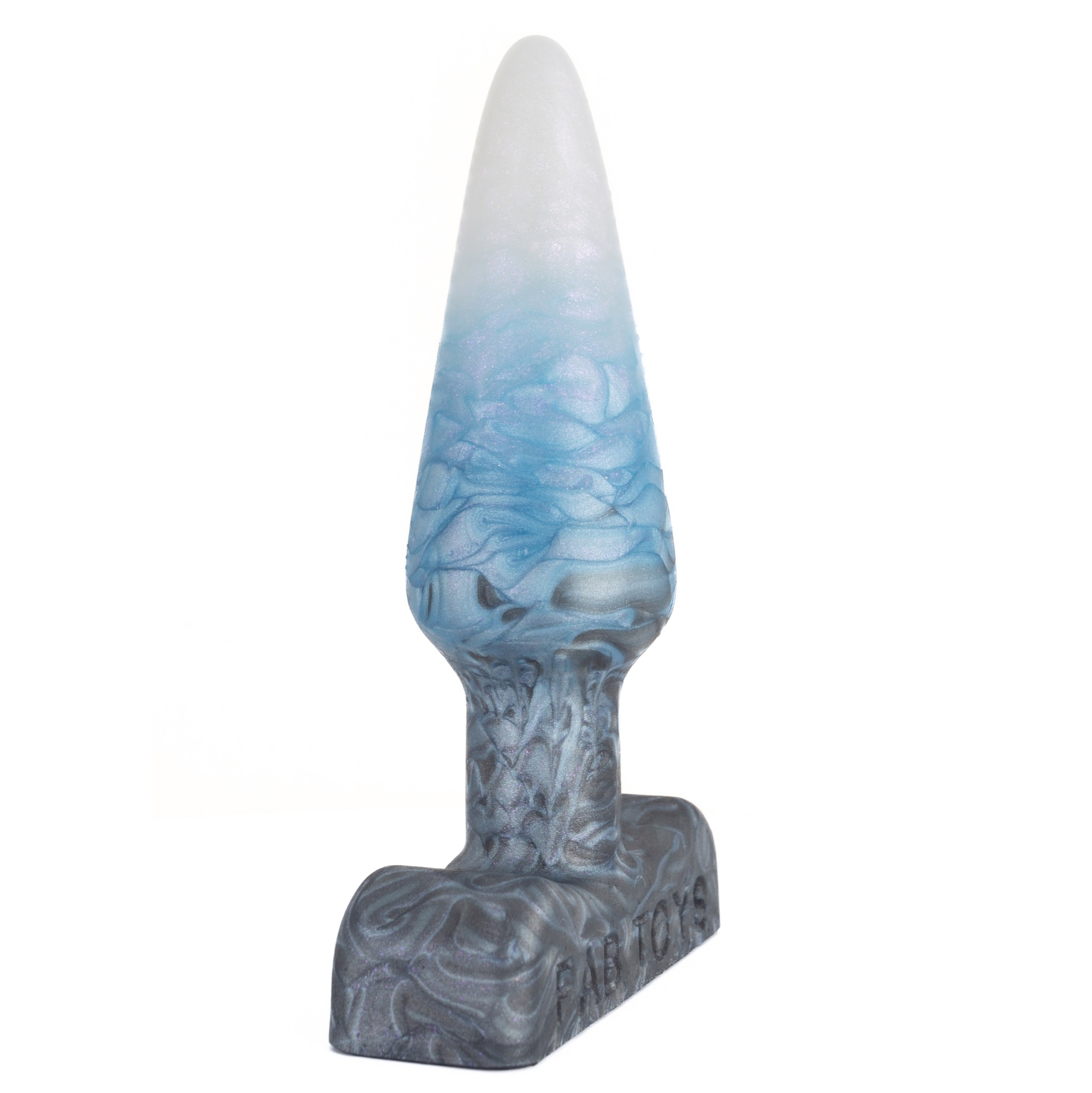 Classic Butt Plug - large in Opalescent Purple, Icicle and Blade